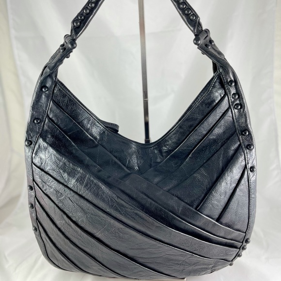 7 For All Mankind Handbags - 7 For All Mankind Oversized Pleated Hobo Bag